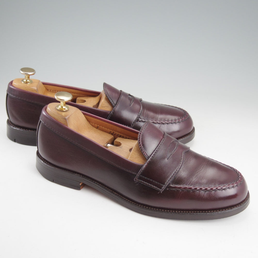 極上★オールデン 7E【現行定価16万円以上★コインローファー/984】ヴァンラスト/バンラスト/#8/カーフ/赤茶/メンズ/ALDEN★o304