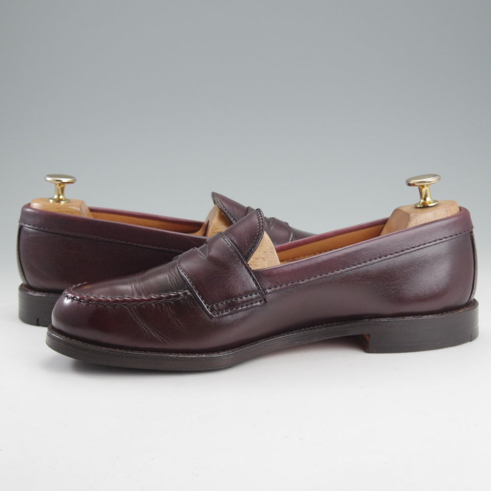 極上★オールデン 7E【現行定価16万円以上★コインローファー/984】ヴァンラスト/バンラスト/#8/カーフ/赤茶/メンズ/ALDEN★o304