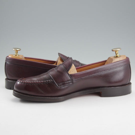 極上★オールデン 7E【現行定価16万円以上★コインローファー/984】ヴァンラスト/バンラスト/#8/カーフ/赤茶/メンズ/ALDEN★o304