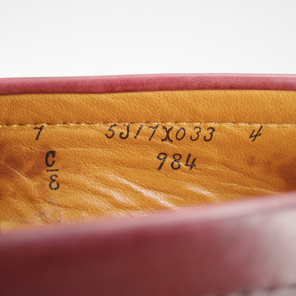 極上★オールデン 7E【現行定価16万円以上★コインローファー/984】ヴァンラスト/バンラスト/#8/カーフ/赤茶/メンズ/ALDEN★o304