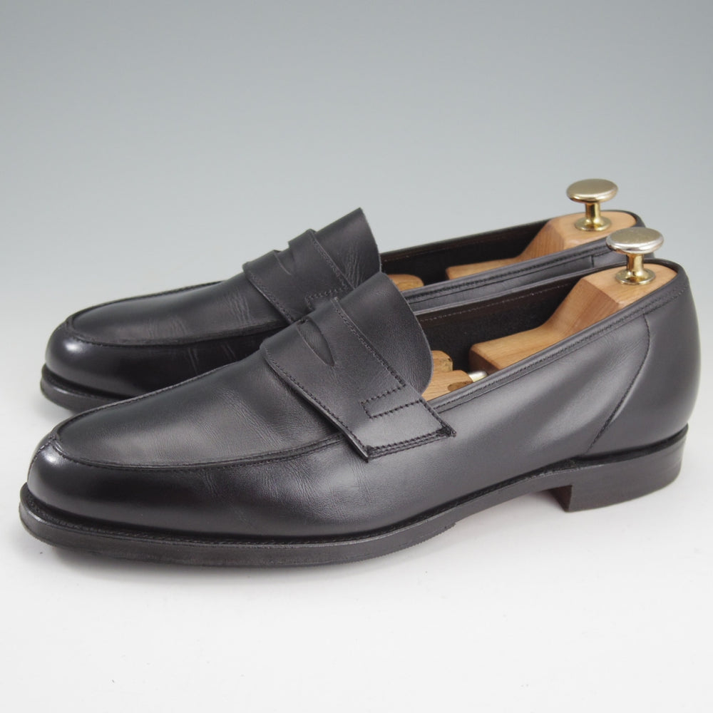 極美品★クロケット&ジョーンズ 6.5E【貴重★(英)ポールスミスコレクション別注/コインローファー】カーフ/黒/Crockett&Jones★o305