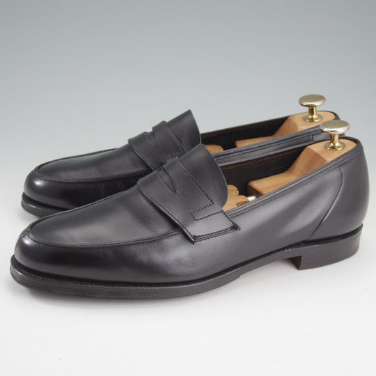 極美品★クロケット&ジョーンズ 6.5E【貴重★(英)ポールスミスコレクション別注/コインローファー】カーフ/黒/Crockett&Jones★o305