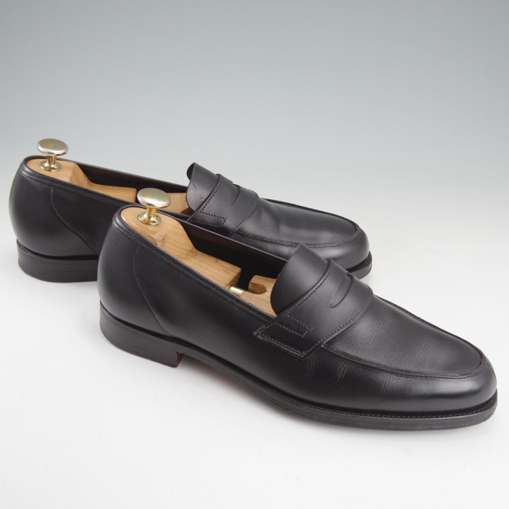 極美品★クロケット&ジョーンズ 6.5E【貴重★(英)ポールスミスコレクション別注/コインローファー】カーフ/黒/Crockett&Jones★o305