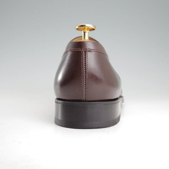 極美品★J.M.ウエストン 7E【定価￥165,000-★180/コインローファー】41ラスト/ボックスカーフ/濃茶/メンズ/Weston/ウェストン★o853