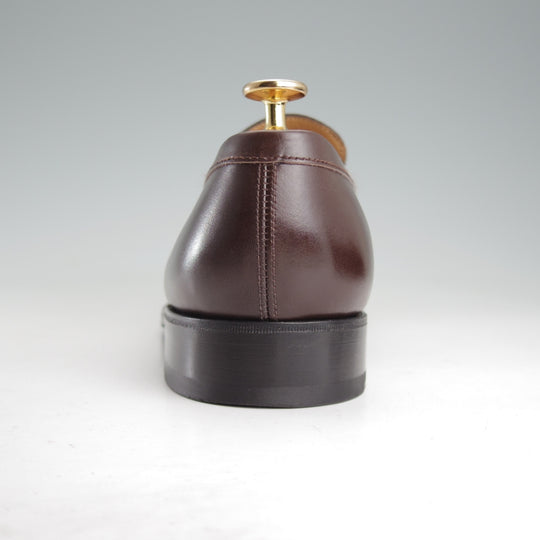 極美品★J.M.ウエストン 7E【定価￥165,000-★180/コインローファー】41ラスト/ボックスカーフ/濃茶/メンズ/Weston/ウェストン★o853