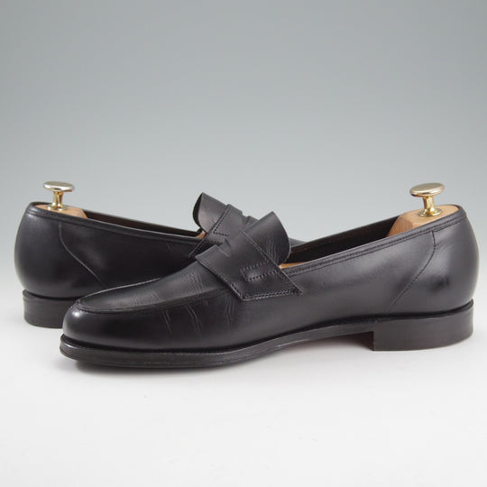 極美品★クロケット&ジョーンズ 6.5E【貴重★(英)ポールスミスコレクション別注/コインローファー】カーフ/黒/Crockett&Jones★o305