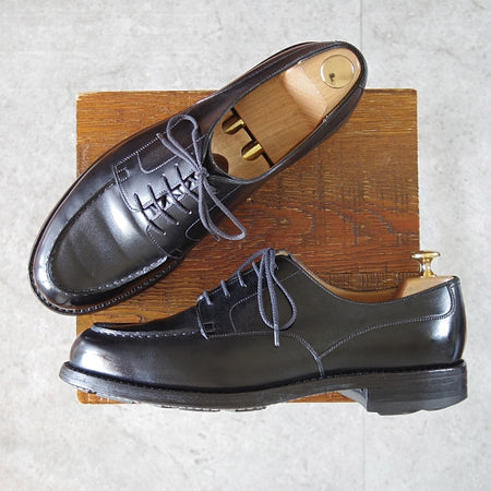 ★J.M.ウエストン 8.5C【現行定価￥176,000-★ゴルフ/GOLF】641/31ラスト/Uチップ/ボックスカーフ/黒/メンズ/Weston/ウェストン★n805