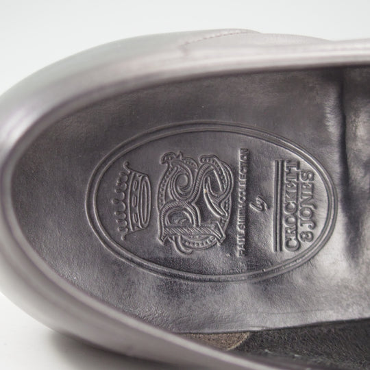 極美品★クロケット&ジョーンズ 6.5E【貴重★(英)ポールスミスコレクション別注/コインローファー】カーフ/黒/Crockett&Jones★o305