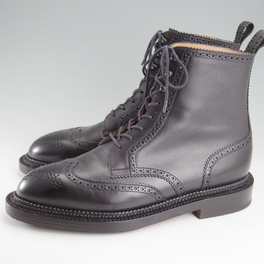 極美品★J.M.ウエストン 8E【定価￥24,2000-★ブーツ版トリプルソールダービー/291】23ラスト/ソフトカーフ/黒/Weston★o854