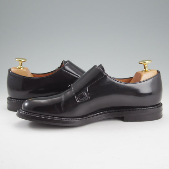 極美品★チャーチ(レディース) SIZE 35.5【現行定価14万円以上★LORA R/ダブルモンク】ポリッシュドバインダーカーフ/黒/Church's★o306