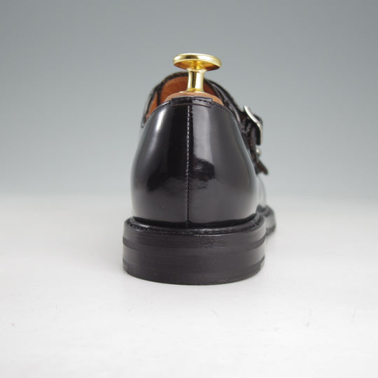 極美品★チャーチ(レディース) SIZE 35.5【現行定価14万円以上★LORA R/ダブルモンク】ポリッシュドバインダーカーフ/黒/Church's★o306