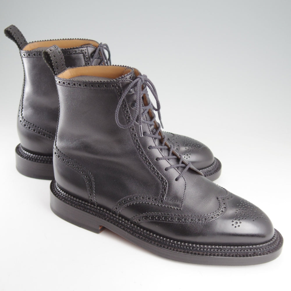 極美品★J.M.ウエストン 8E【定価￥24,2000-★ブーツ版トリプルソールダービー/291】23ラスト/ソフトカーフ/黒/Weston★o854