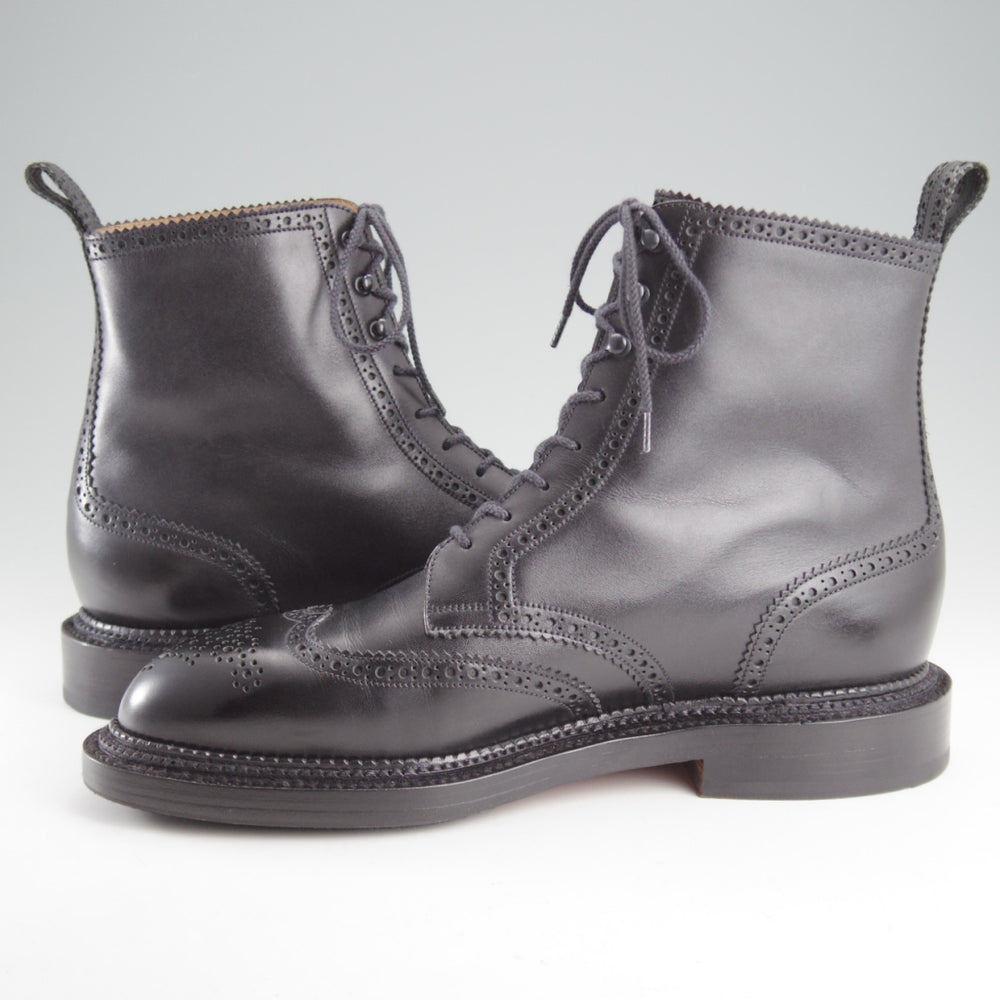 極美品★J.M.ウエストン 8E【定価￥24,2000-★ブーツ版トリプルソールダービー/291】23ラスト/ソフトカーフ/黒/Weston★o854