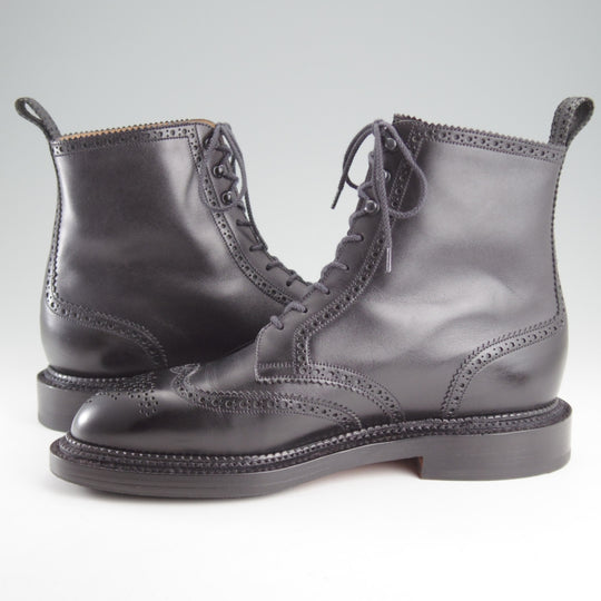 極美品★J.M.ウエストン 8E【定価￥24,2000-★ブーツ版トリプルソールダービー/291】23ラスト/ソフトカーフ/黒/Weston★o854