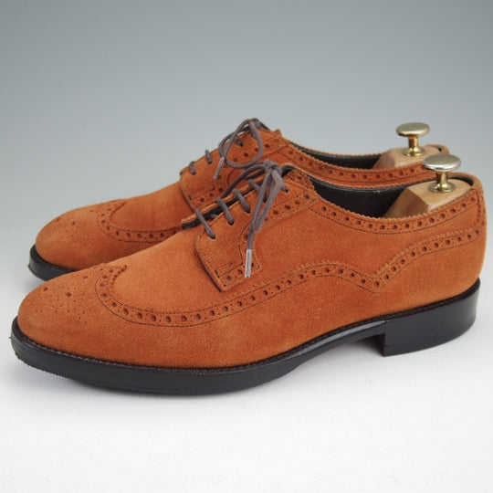 ★(金沢)KOKON/ココン SIZE 6.5【オーダー価格10万円以上★(仏)ドゥジェルマン社のスエード/903】KO-N9/ロングウイング/パーシモン★n291