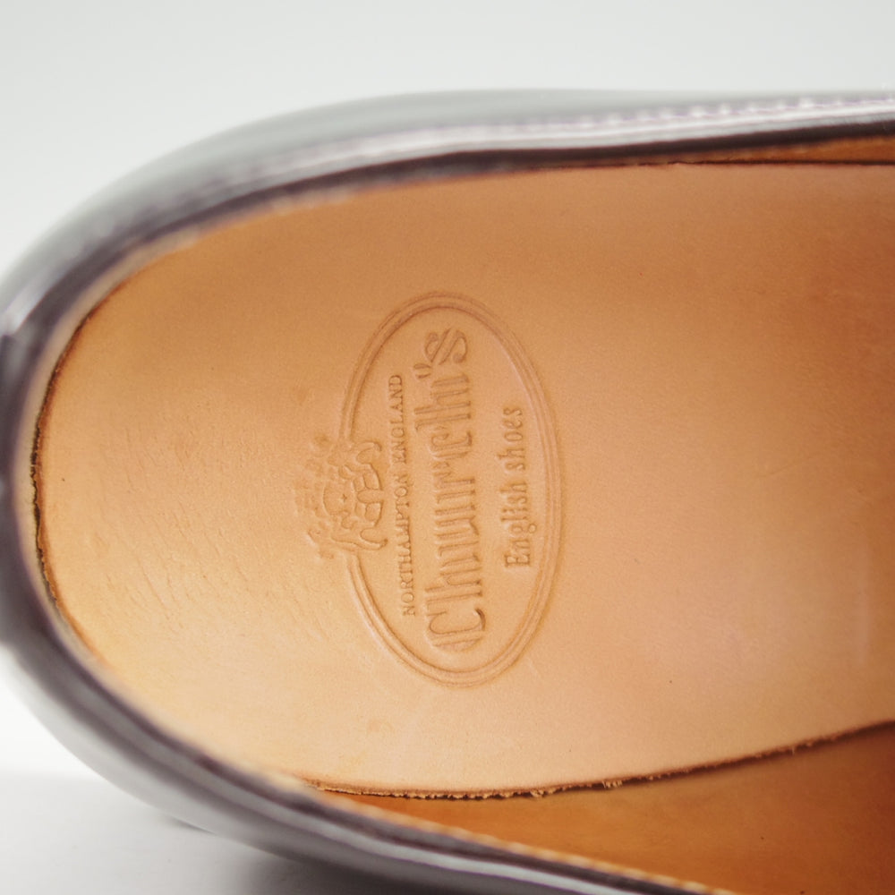 極美品★チャーチ(レディース) SIZE 35.5【現行定価14万円以上★LORA R/ダブルモンク】ポリッシュドバインダーカーフ/黒/Church's★o306