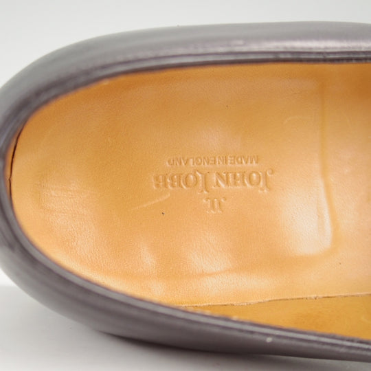 極美品★ジョンロブ 8.5E【同系モデル定価1,530ユーロ(26万円程度)★タッセルローファー/TRURO】4098ラスト/ミスティカーフ/黒★n796