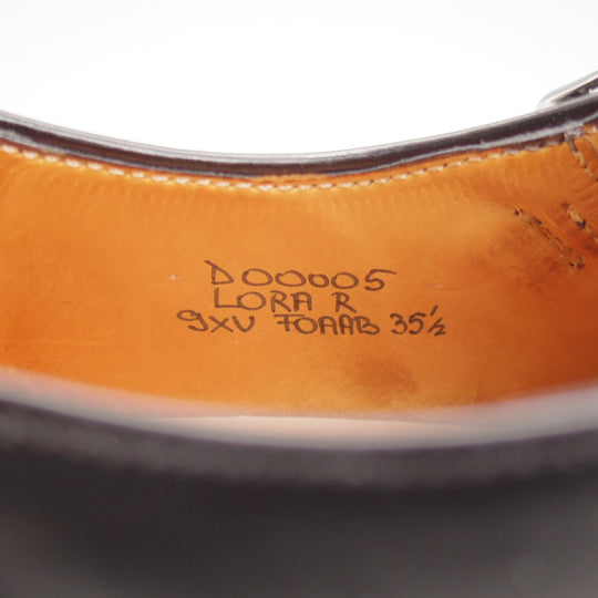 極美品★チャーチ(レディース) SIZE 35.5【現行定価14万円以上★LORA R/ダブルモンク】ポリッシュドバインダーカーフ/黒/Church's★o306