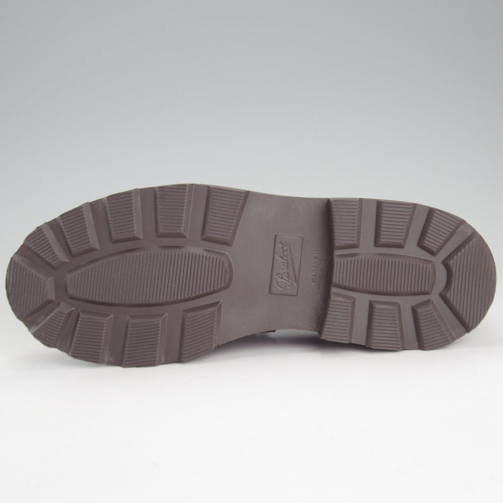 極美品★パラブーツ SIZE 7.5【定価￥110,000-★ランス/REIMS】コインローファー/リスレザー/CAFÉ/カフェ/濃茶/メンズ/Paraboot★p435