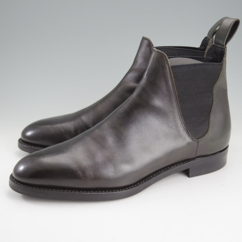 極美品★三陽山長 SIZE 7.5【注文価格￥152,900-★ミュージアムカーフ/誠十郎】R2010ラスト/サイドゴアブーツ/深緑/Sanyo Yamacho★o307