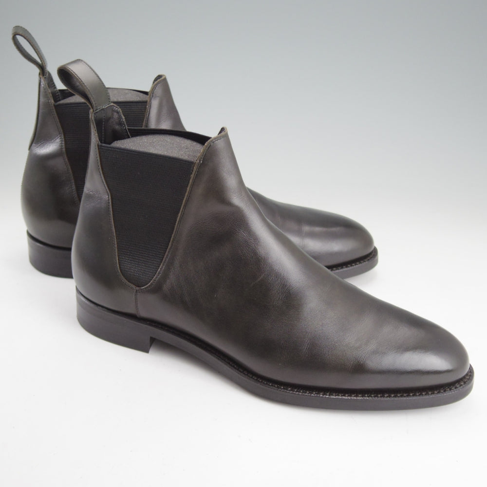 極美品★三陽山長 SIZE 7.5【注文価格￥152,900-★ミュージアムカーフ/誠十郎】R2010ラスト/サイドゴアブーツ/深緑/Sanyo Yamacho★o307