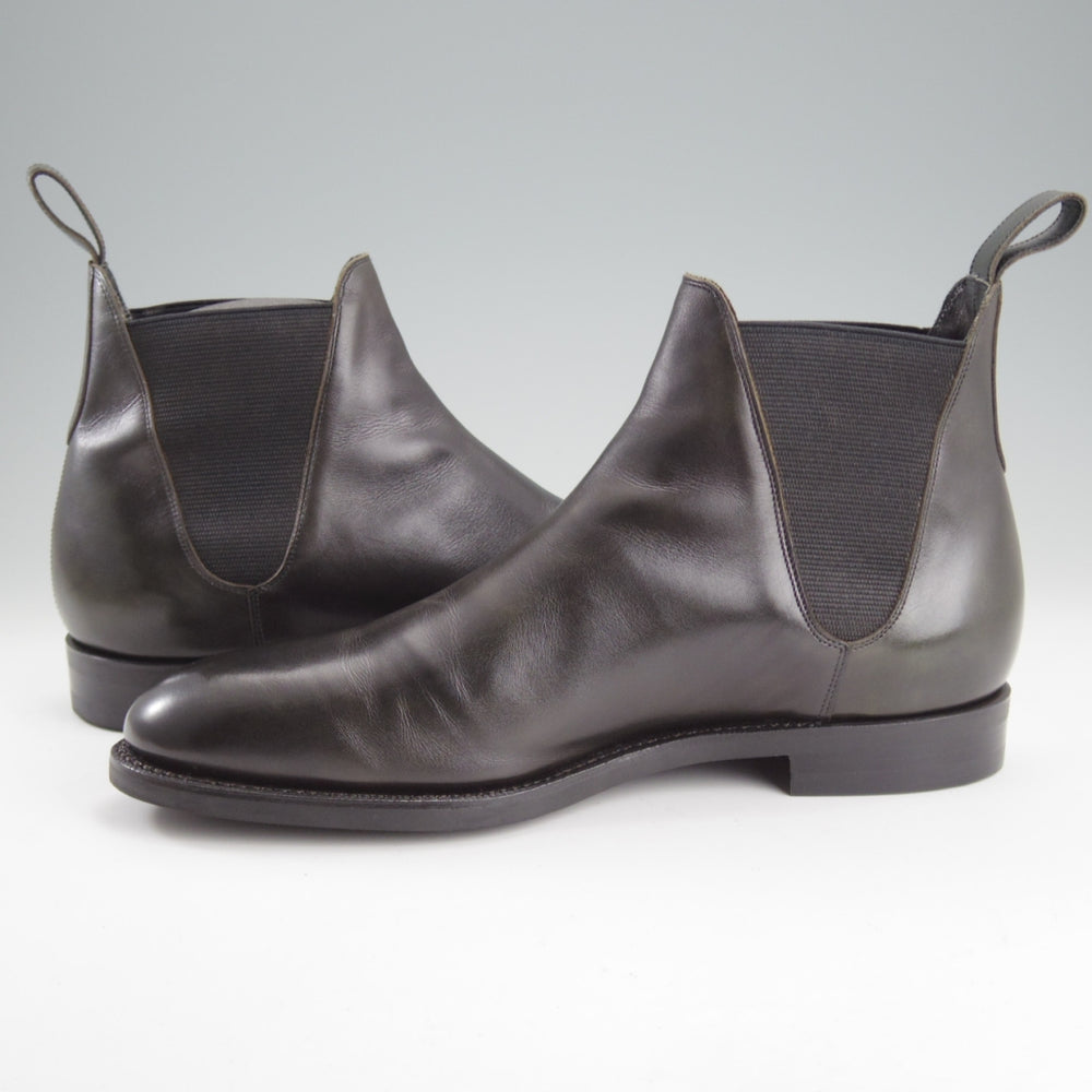 極美品★三陽山長 SIZE 7.5【注文価格￥152,900-★ミュージアムカーフ/誠十郎】R2010ラスト/サイドゴアブーツ/深緑/Sanyo Yamacho★o307