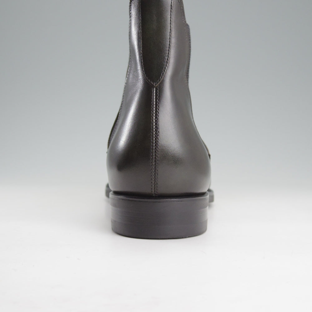 極美品★三陽山長 SIZE 7.5【注文価格￥152,900-★ミュージアムカーフ/誠十郎】R2010ラスト/サイドゴアブーツ/深緑/Sanyo Yamacho★o307