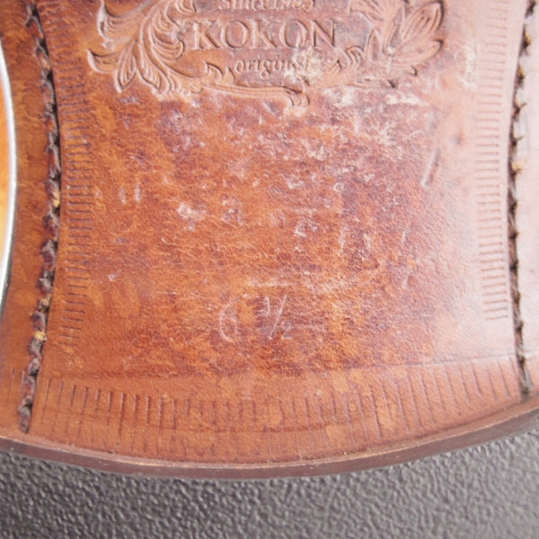 ★(金沢)KOKON/ココン SIZE 6.5【オーダー価格10万円以上★(仏)ドゥジェルマン社のスエード/903】KO-N9/ロングウイング/パーシモン★n291