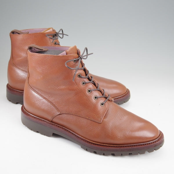 極上★(金沢)KOKON/ココン SIZE 6.5【オーダー価格10万円以上★レースアップブーツ/414】KO-1ラスト/ショルダーレザー/茶/メンズ★n292