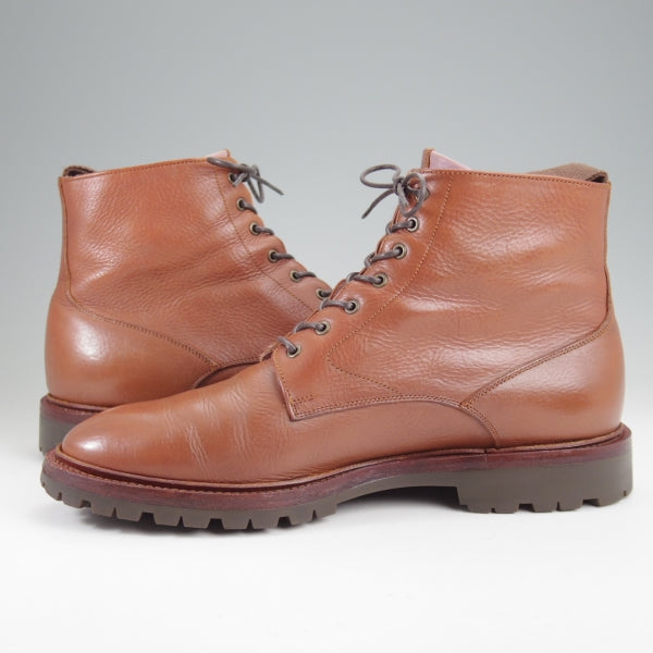 極上★(金沢)KOKON/ココン SIZE 6.5【オーダー価格10万円以上★レースアップブーツ/414】KO-1ラスト/ショルダーレザー/茶/メンズ★n292