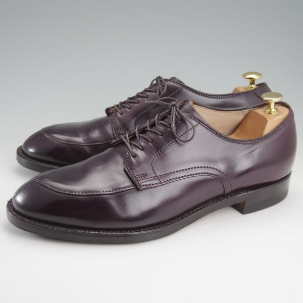 美品★オールデン 9D【定価￥217,800-★コードバン/モディファイドラスト/54321】Vチップ/#8/バーガンディー/赤茶/メンズ/ALDEN★n798