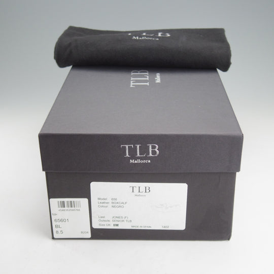 極美品★TLB Mallorca/ティーエルビー SIZE 8.5【定価￥82,500-★タッセルローファー/656】JONESラスト/カーフ/黒/メンズ★o310