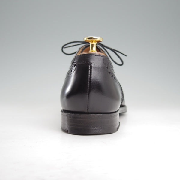 極上★クロケット&ジョーンズ 8E【現行定価10万円以上★LONDON/フルブローグ】ロンドン/カーフ/黒/メンズ/Crockett&Jones★n799