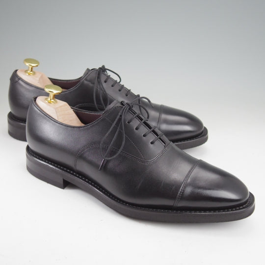 ほぼ試着程度★(銀座)REGAL TOKYO/リーガル SIZE 24.5【定価￥49,500-★ツリー付/ストレートチップ】アンティコカーフ/黒/メンズ★n295
