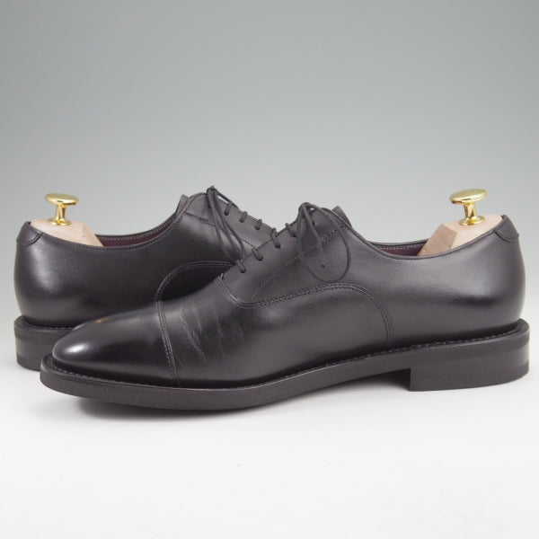 ほぼ試着程度★(銀座)REGAL TOKYO/リーガル SIZE 24.5【定価￥49,500-★ツリー付/ストレートチップ】アンティコカーフ/黒/メンズ★n295