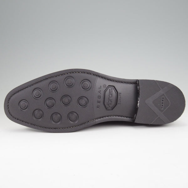 ほぼ試着程度★(銀座)REGAL TOKYO/リーガル SIZE 24.5【定価￥49,500-★ツリー付/ストレートチップ】アンティコカーフ/黒/メンズ★n295