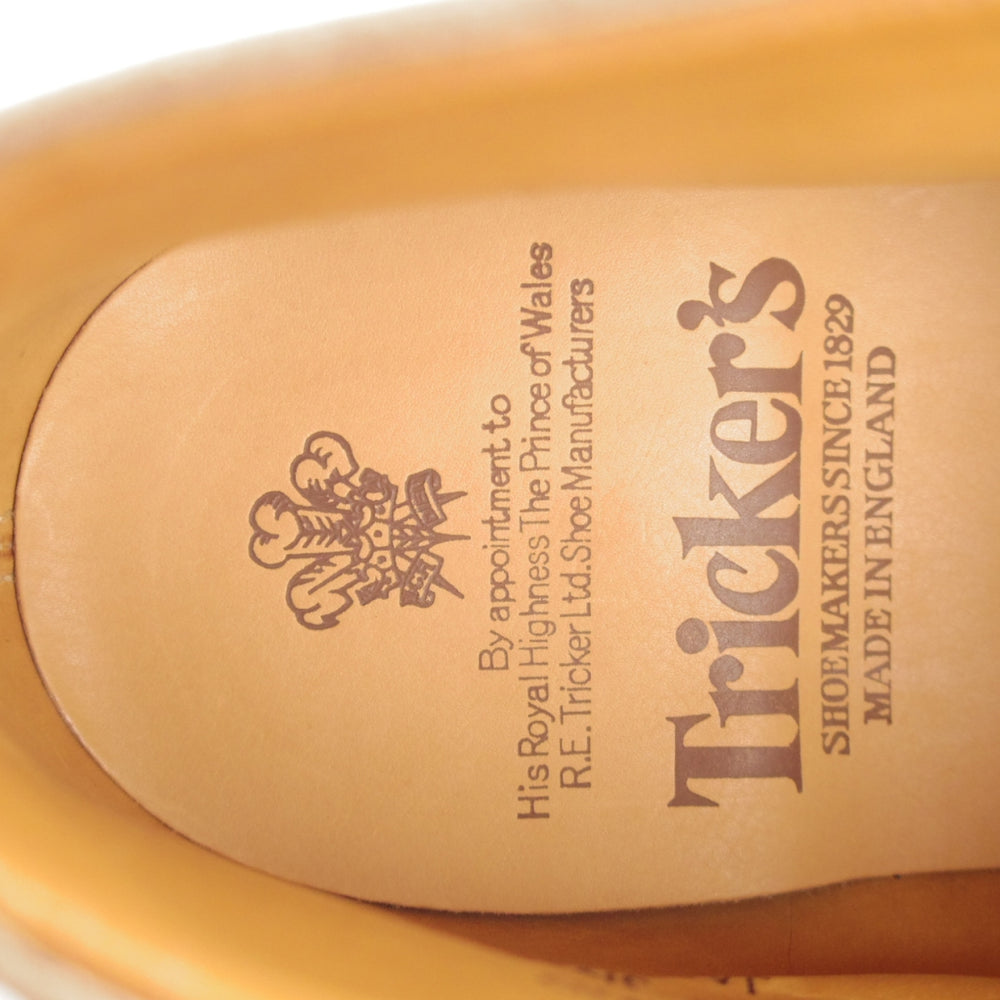 未使用★トリッカーズ SIZE 7【定価￥86,900-★マッドガード/チャッカブーツ/5265】スエード/薄茶/メンズ/Tricker's★p441