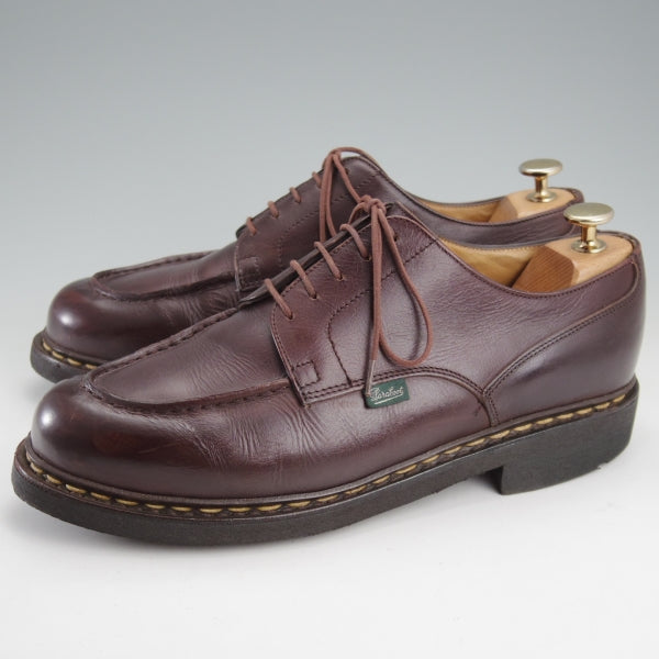 極上★パラブーツ SIZE 8【定価￥96,800-★シャンボード/CHAMBORD】CAFE/カフェ/リスレザー/TEXソール/Uチップ/濃茶/Paraboot★n801