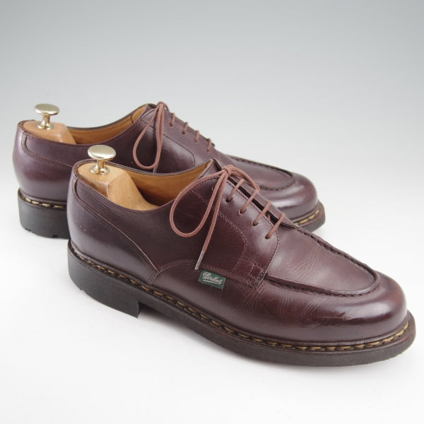 極上★パラブーツ SIZE 8【定価￥96,800-★シャンボード/CHAMBORD】CAFE/カフェ/リスレザー/TEXソール/Uチップ/濃茶/Paraboot★n801