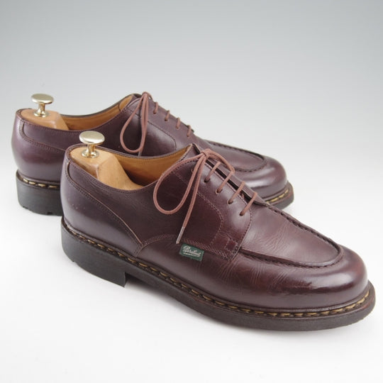 極上★パラブーツ SIZE 8【定価￥96,800-★シャンボード/CHAMBORD】CAFE/カフェ/リスレザー/TEXソール/Uチップ/濃茶/Paraboot★n801