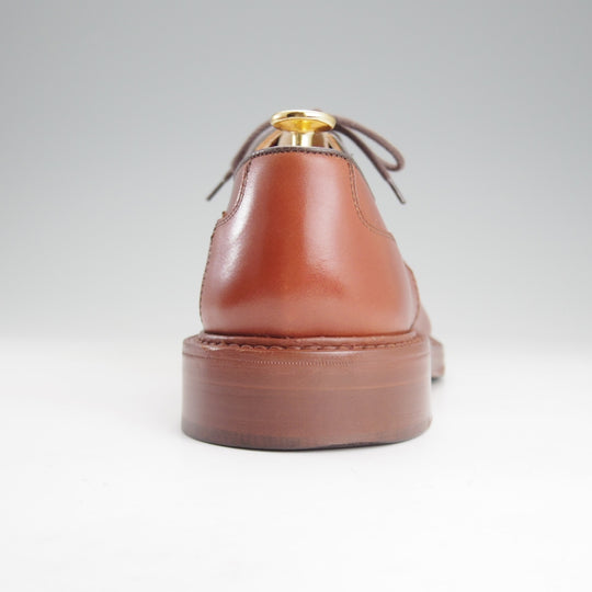 美品★トリッカーズ SIZE 7.5【現行定価13万円以上★プレーントゥ/M6255】カントリーシューズ/マロンアンティーク/茶/Tricker's★o313