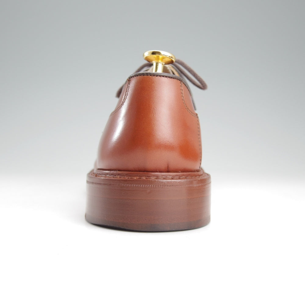 美品★トリッカーズ SIZE 7.5【現行定価13万円以上★プレーントゥ/M6255】カントリーシューズ/マロンアンティーク/茶/Tricker's★o313