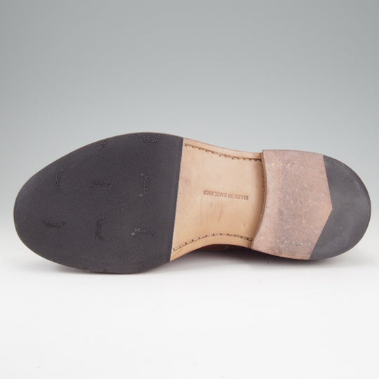 美品★トリッカーズ SIZE 7.5【現行定価13万円以上★プレーントゥ/M6255】カントリーシューズ/マロンアンティーク/茶/Tricker's★o313