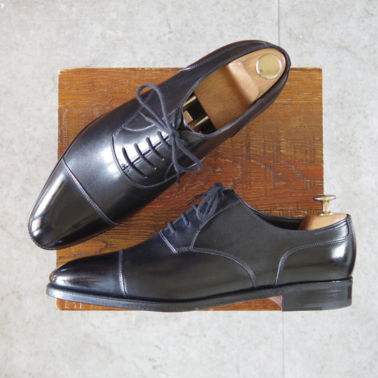 未使用★ジョンロブ 7E【★TAUNTON/ストレートチップ】7000ラスト/カーフ/黒/メンズ/JOHN LOBB★p448