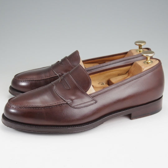★Oriental/オリエンタル SIZE 7.5【現行定価￥71,500-★ALBERS/コインローファー】アルバース/419ラスト/カーフ/濃茶/メンズ★n297