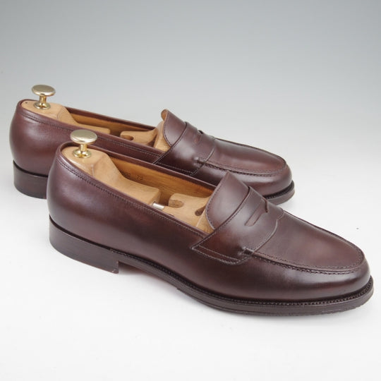 ★Oriental/オリエンタル SIZE 7.5【現行定価￥71,500-★ALBERS/コインローファー】アルバース/419ラスト/カーフ/濃茶/メンズ★n297