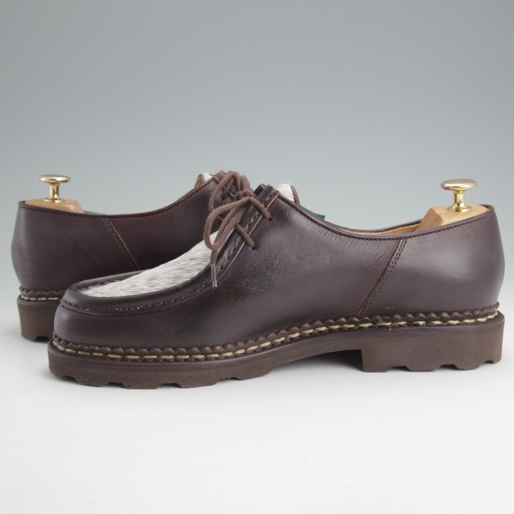 未使用★パラブーツ SIZE 42【定価￥96,800-★ポニー/ミカエル/MICHAEL】チロリアンシューズ/リスレザー/濃茶/Paraboot★o315