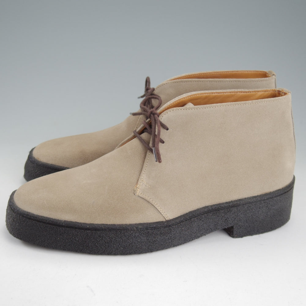 未使用★トリッカーズ SIZE 7【定価￥86,900-★マッドガード/チャッカブーツ/5265】スエード/薄茶/メンズ/Tricker's★p441