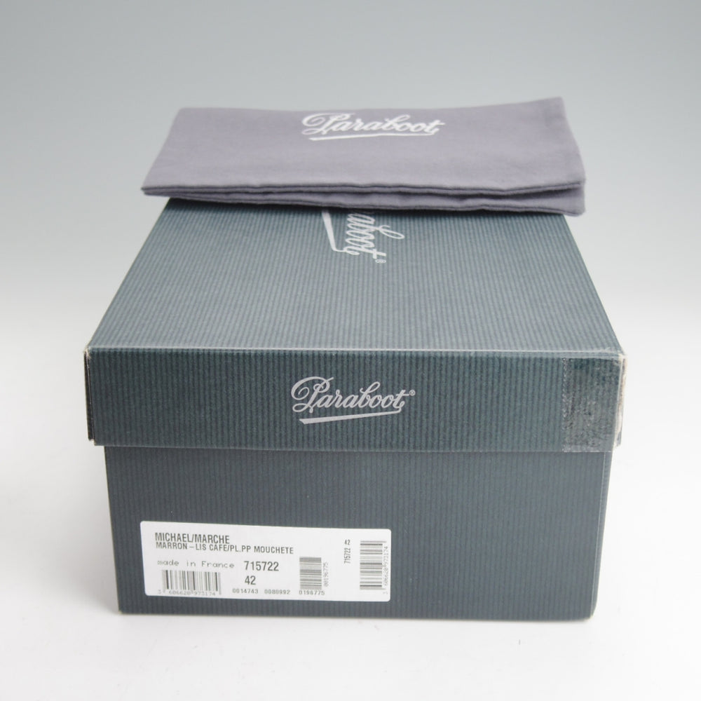 未使用★パラブーツ SIZE 42【定価￥96,800-★ポニー/ミカエル/MICHAEL】チロリアンシューズ/リスレザー/濃茶/Paraboot★o315