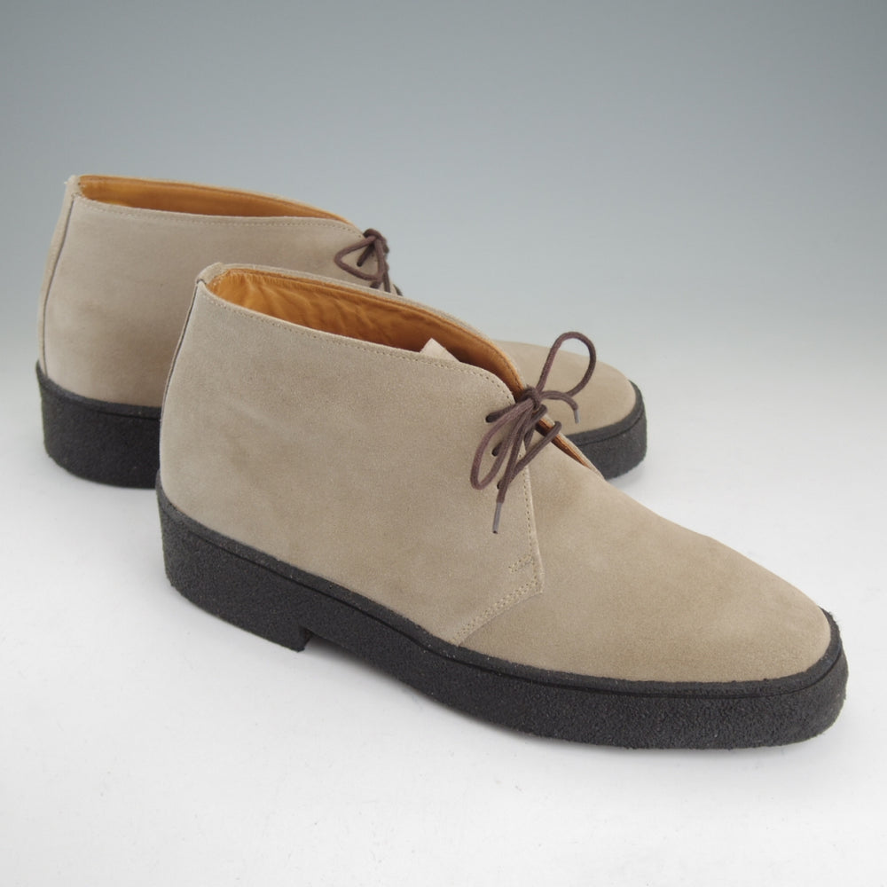 未使用★トリッカーズ SIZE 7【定価￥86,900-★マッドガード/チャッカブーツ/5265】スエード/薄茶/メンズ/Tricker's★p441